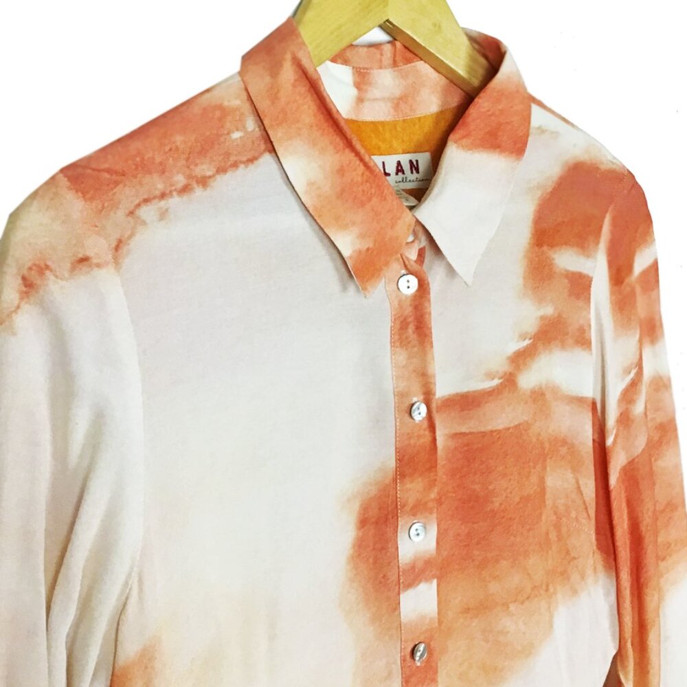 Dolan Anthropologie Cora Tie Dye Midi Dress - Picture 4 of 13